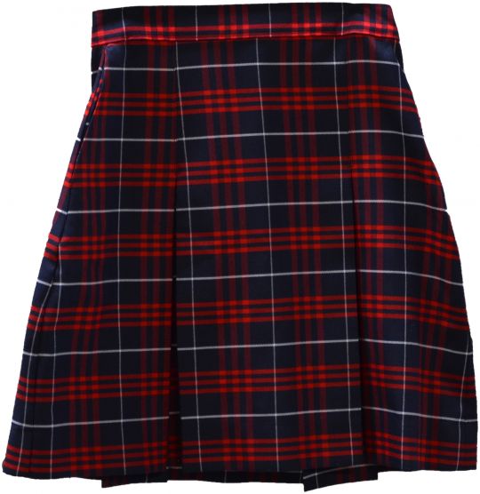 Navy blue plaid skirt best sale